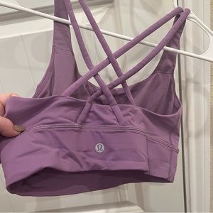 LULULEMON LAVENDAR BRA - size 8
